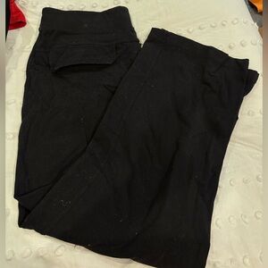Lulu Lemon Black Wide Leg Sweatpants